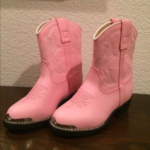 DURANGO steel toe toddler girl boots.